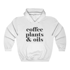 Coffee Plants & Oils Unisex Heavy Blend™ Hooded Sweatshirt - cottonwoodbloomco