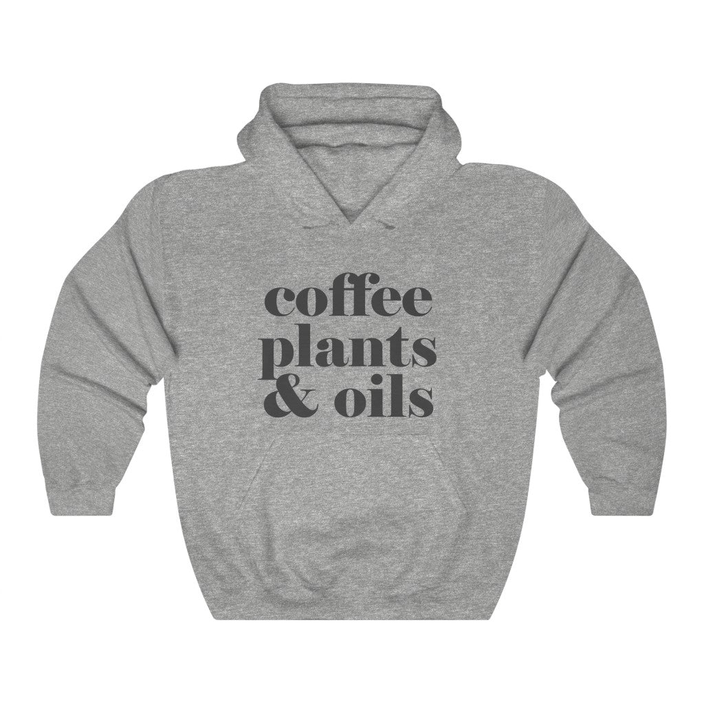 Coffee Plants & Oils Unisex Heavy Blend™ Hooded Sweatshirt - cottonwoodbloomco