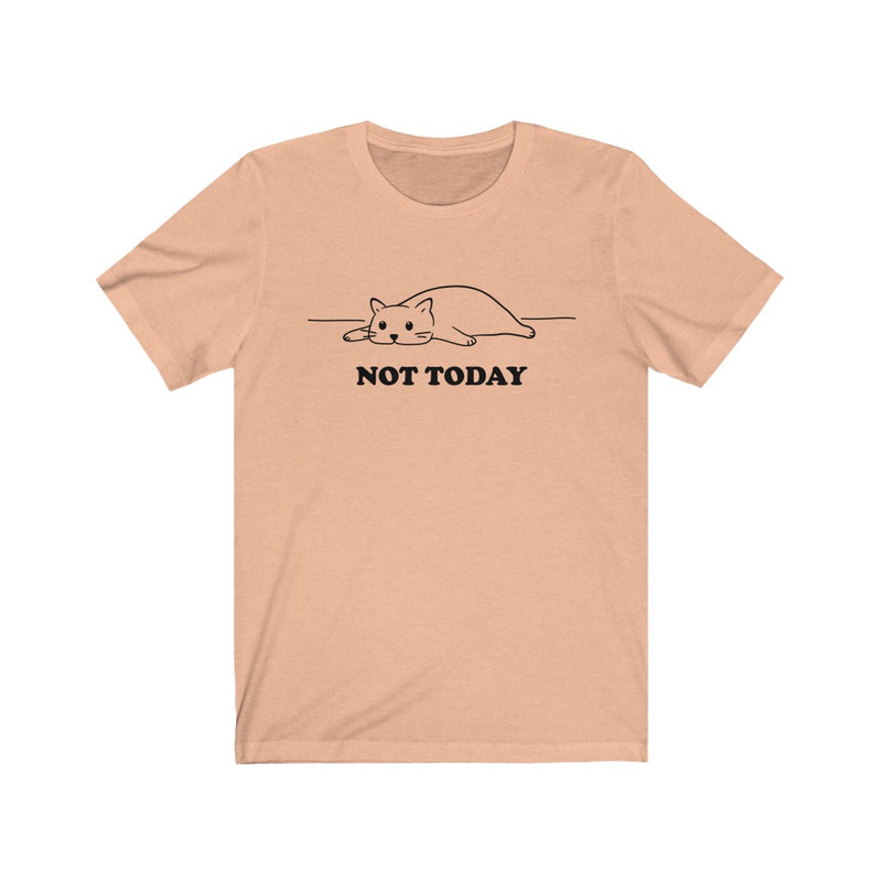 Not Today Lazy Cat Tee
