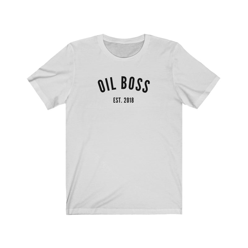 Oil Boss Est. 2018 T-Shirt - cottonwoodbloomco